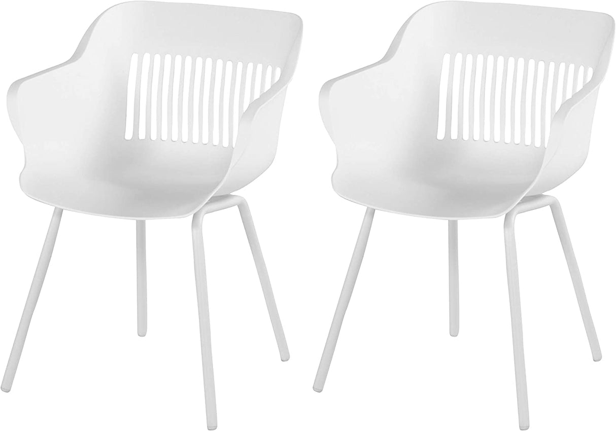 Hartman Jill Rondo Aluminum set of 2 Chairs - White
