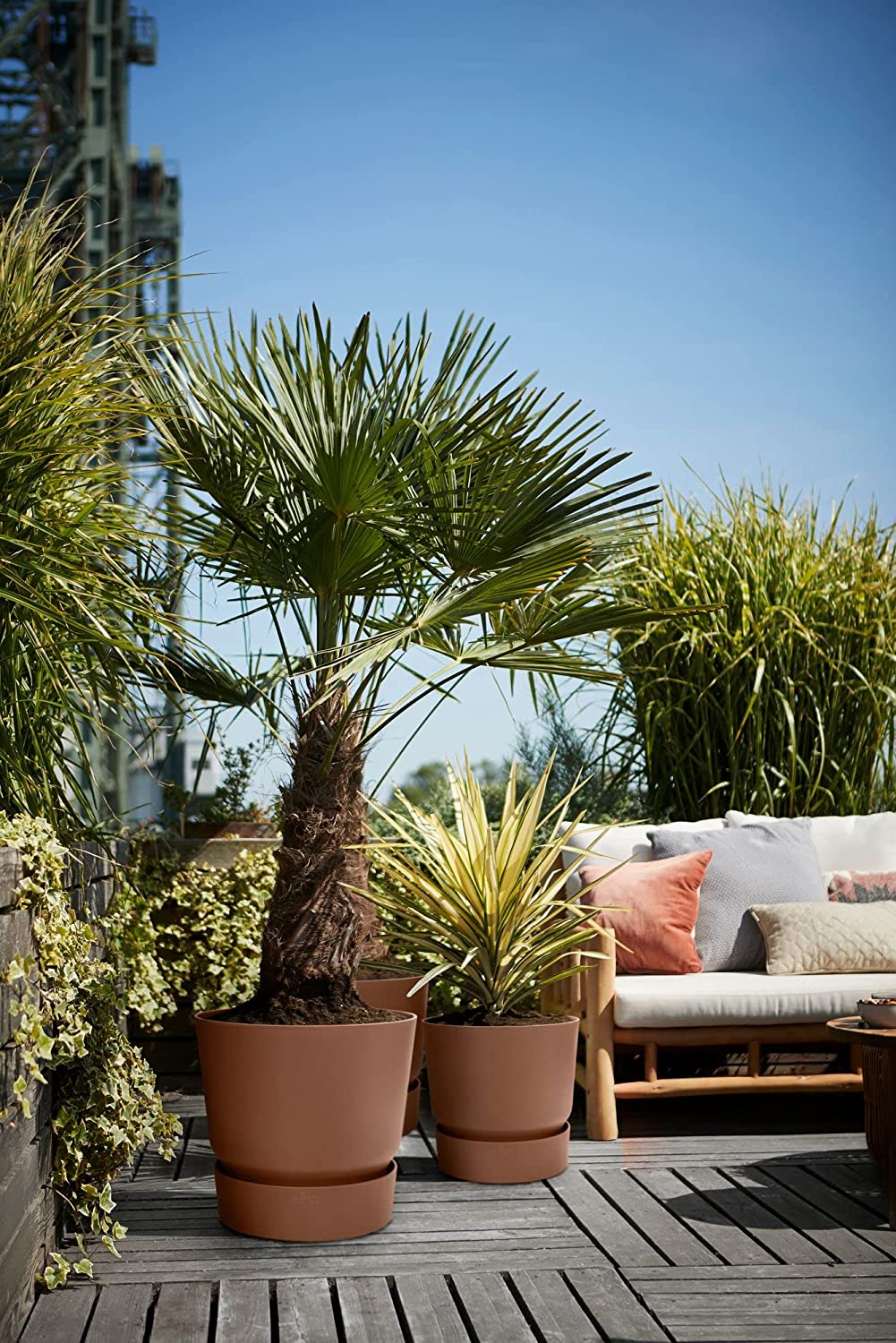 Greenville Round 30cm - Ginger Brown