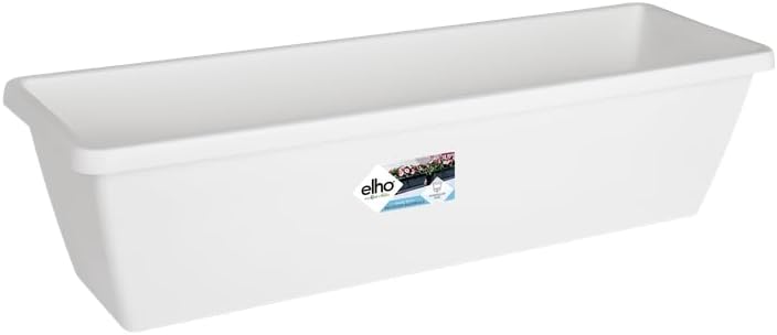 Barcelona XL 80cm Balcony Planter - White