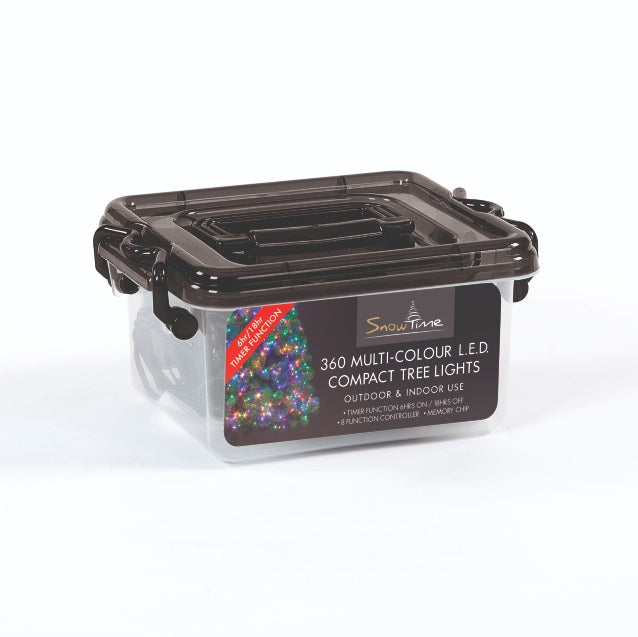 360 LED String/Fairy Compact Lights - Multicoloured