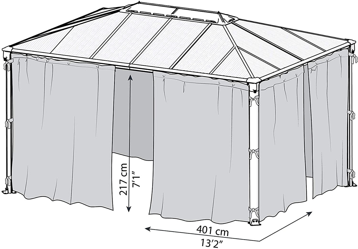 Martinique 4300 Gazebo Netting Set