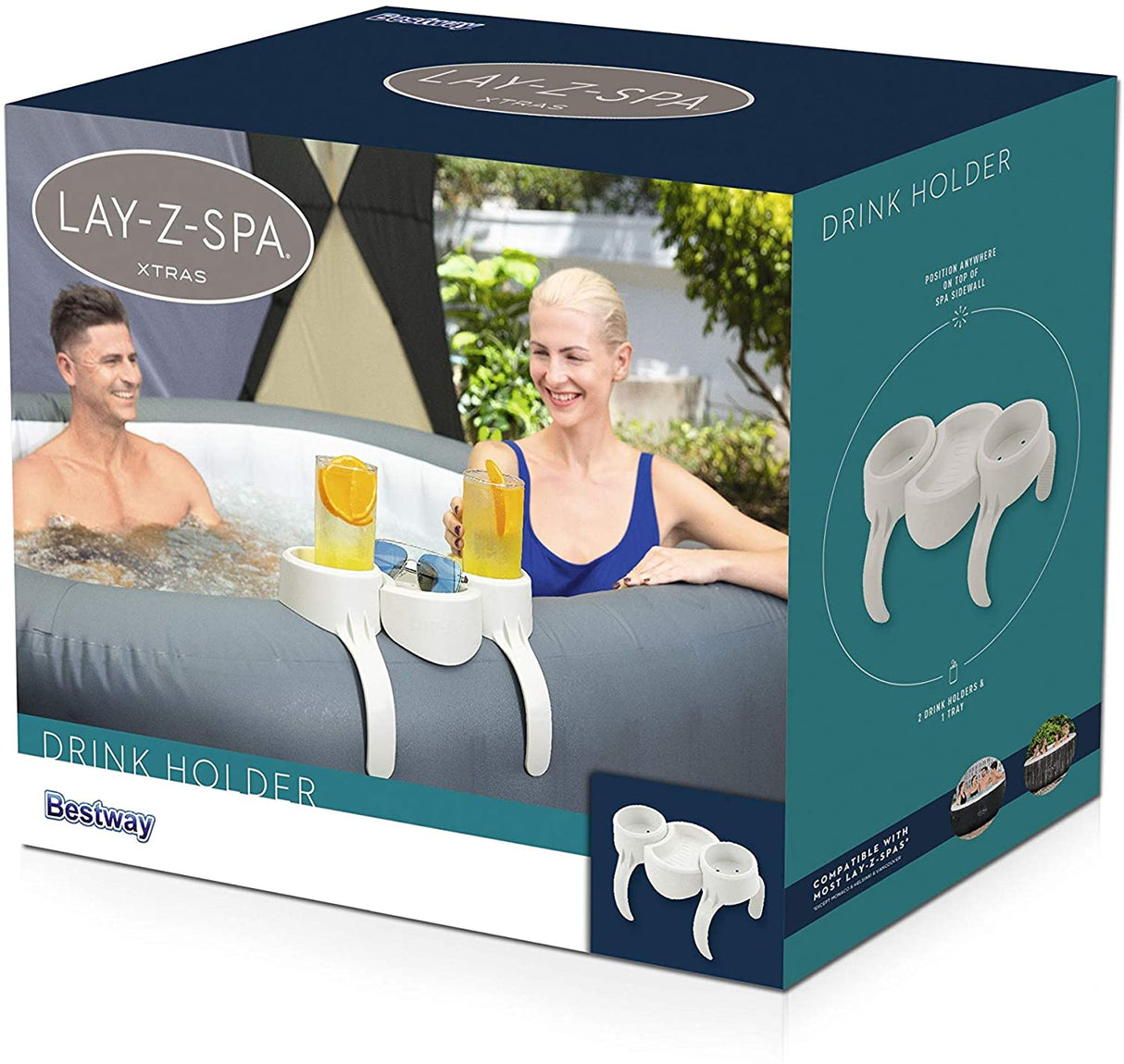 Lay-Z-Spa Hot Tub Drinks Holder and Snack Tray