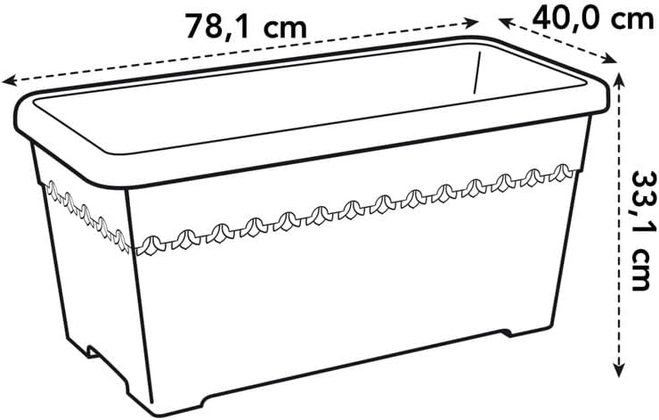 Algarve Terrace 80cm - Anthracite