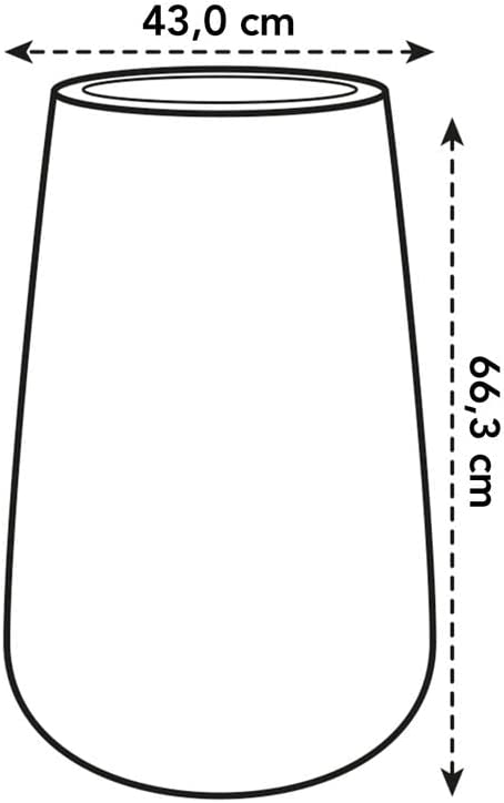 Pure Cone High 45cm - Ochre