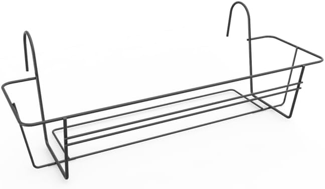 Green Basics 50cm Metal Balcony Rack for Elho Trough