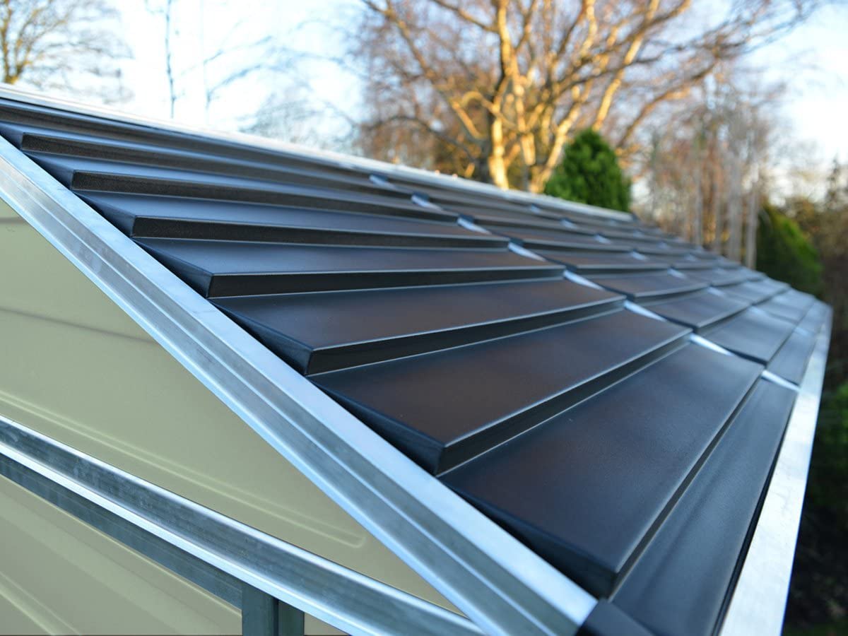 Skylight 6ft. x 8ft. Garden Shed - Tan Polycarbonate Panels