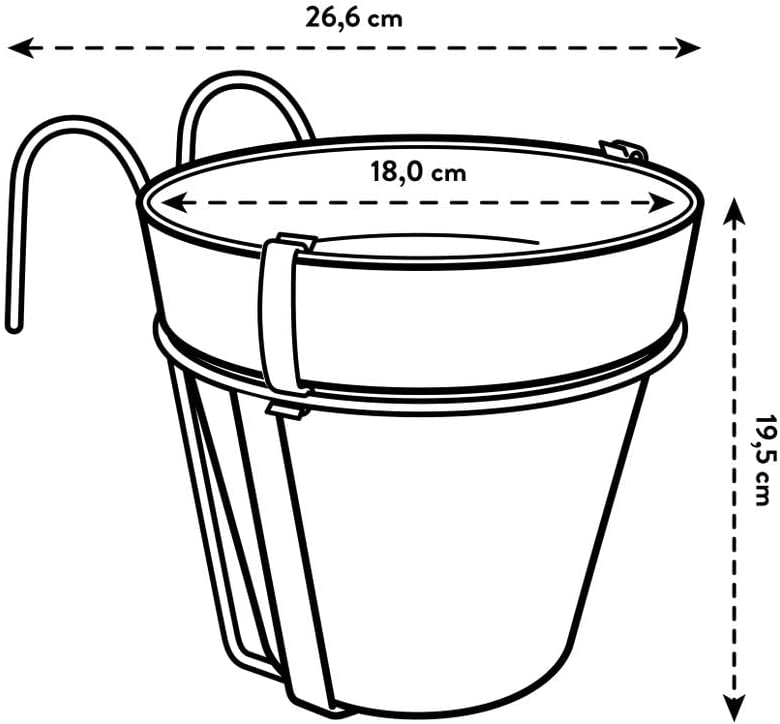 Loft Urban Balcony Potholder White