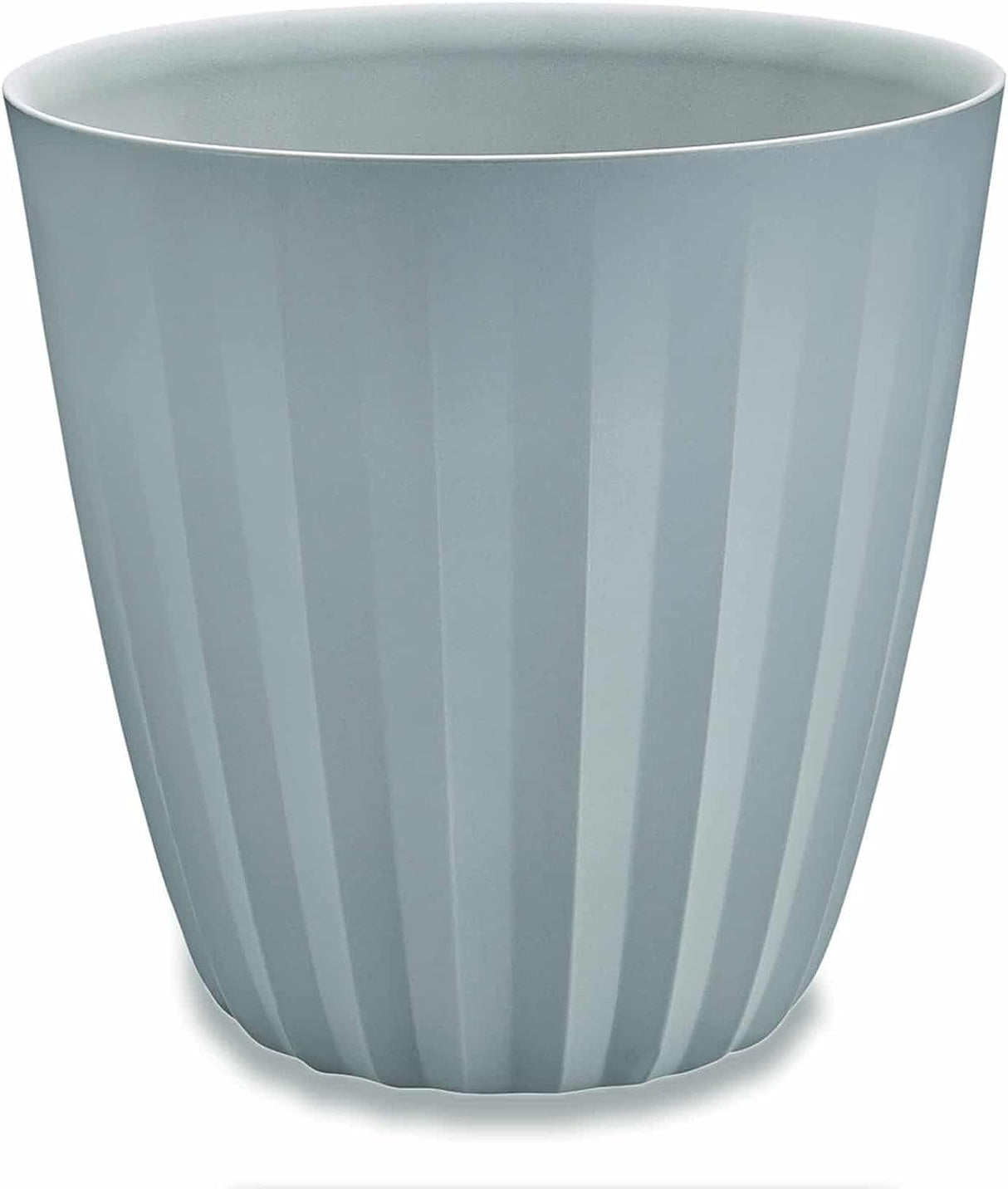 Crescent Garden Pleat Planter 15" Ash