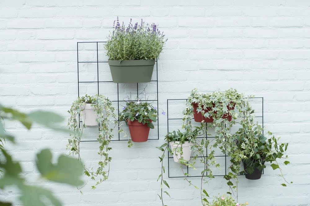 Loft Urban Green Wall Pot Duo 28cm - Pistachio Green