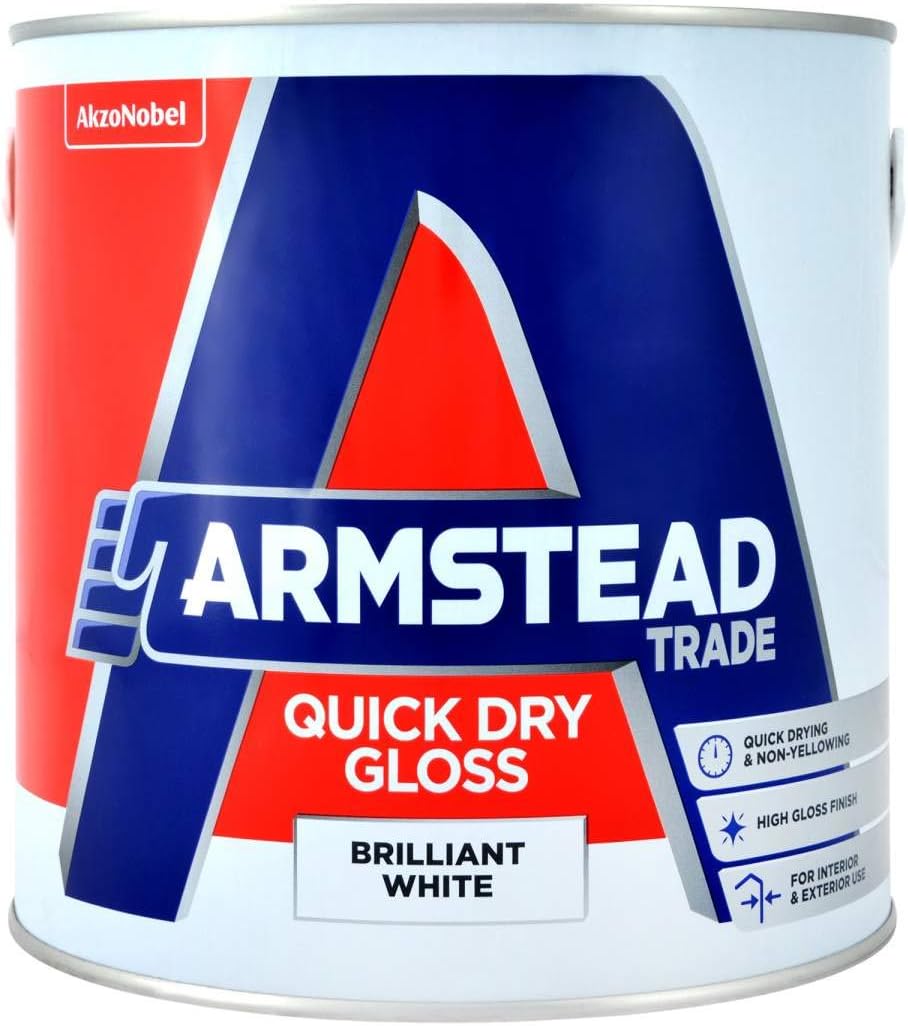 Armstead Quick Dry Gloss 1L Brilliant White