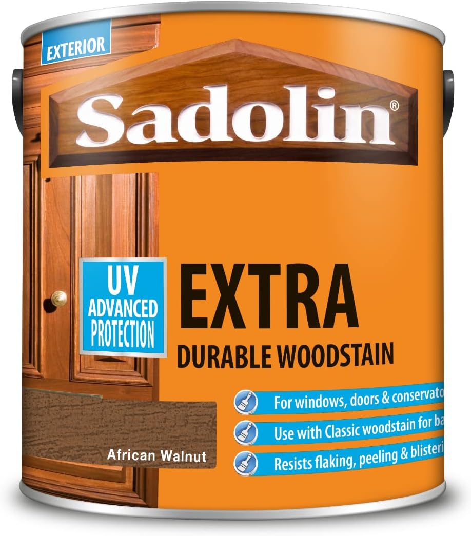 Sadolin Extra Woodstain African Walnut 1L
