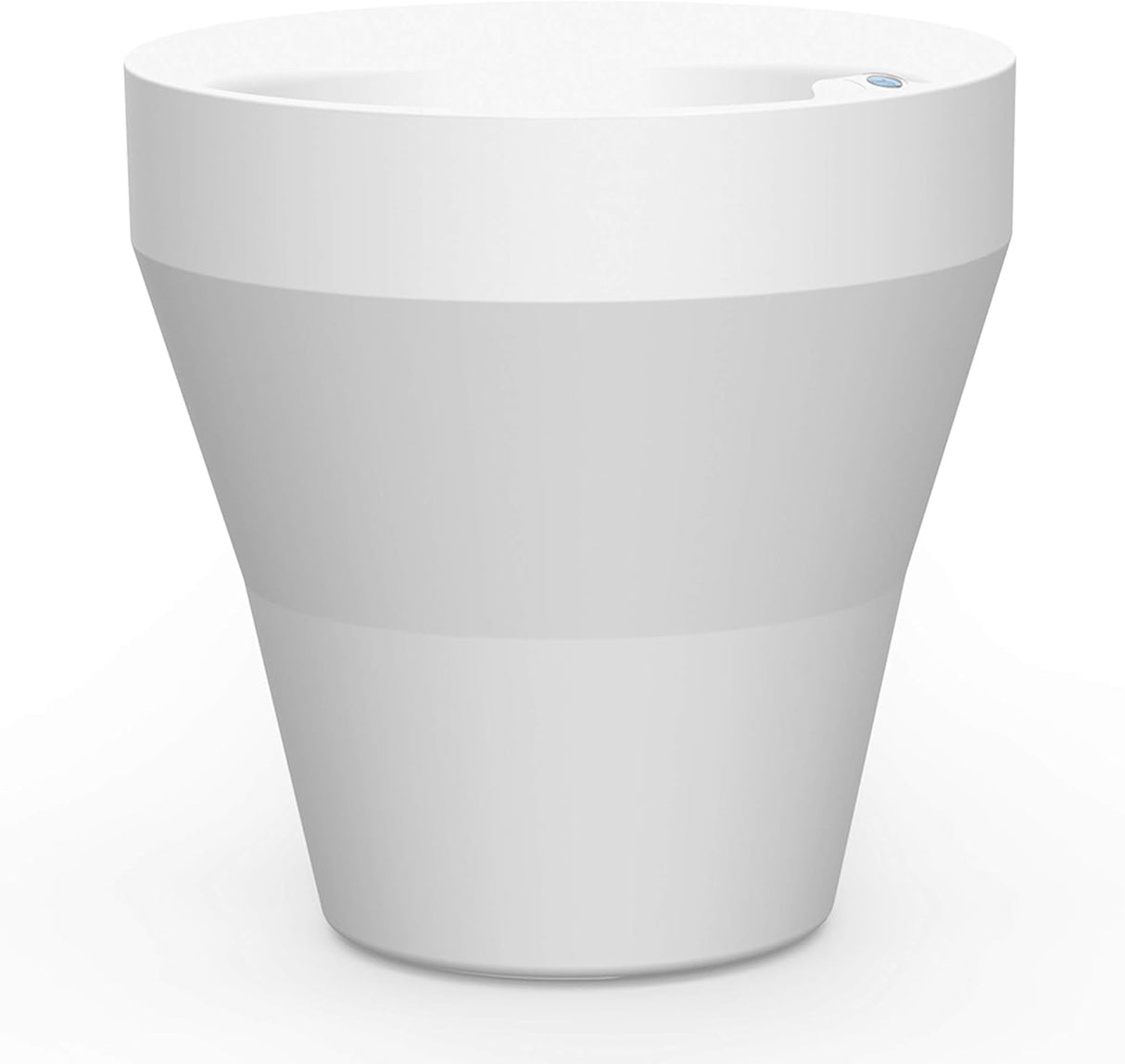 Self Watering Rim Planter 18" Alpine White