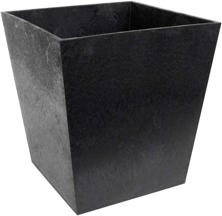 33cm Sonata Recycled Rubber Plant Pot Slate
