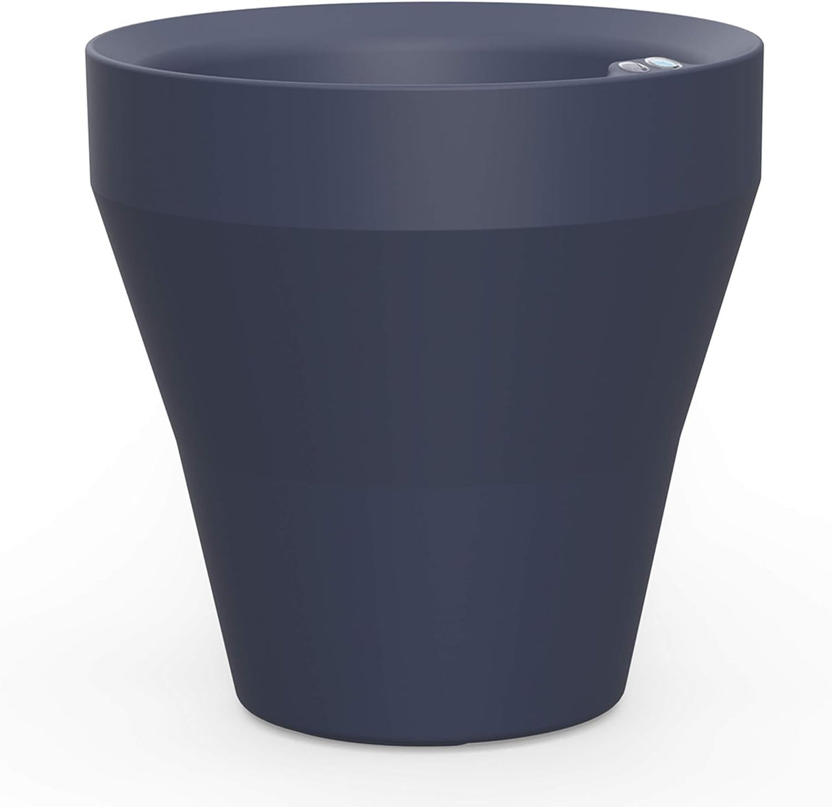Crescent Garden Self Watering Rim Planter 18" Midnight