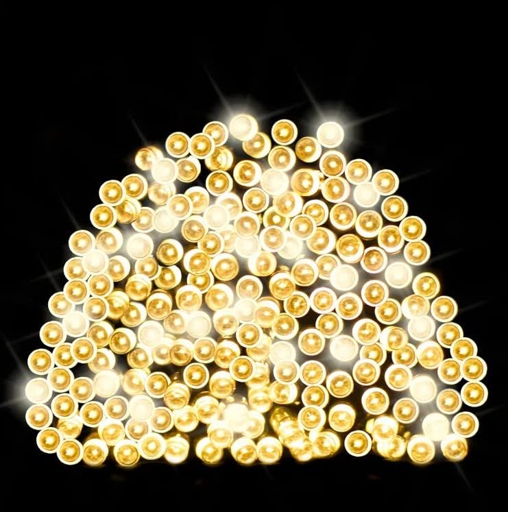 50 LED String/Fairy Christmas Lights - Warm White (Battery Operated)