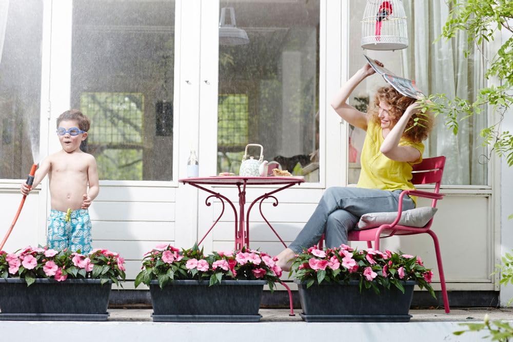 Barcelona XL 60cm Balcony Planter - Anthracite