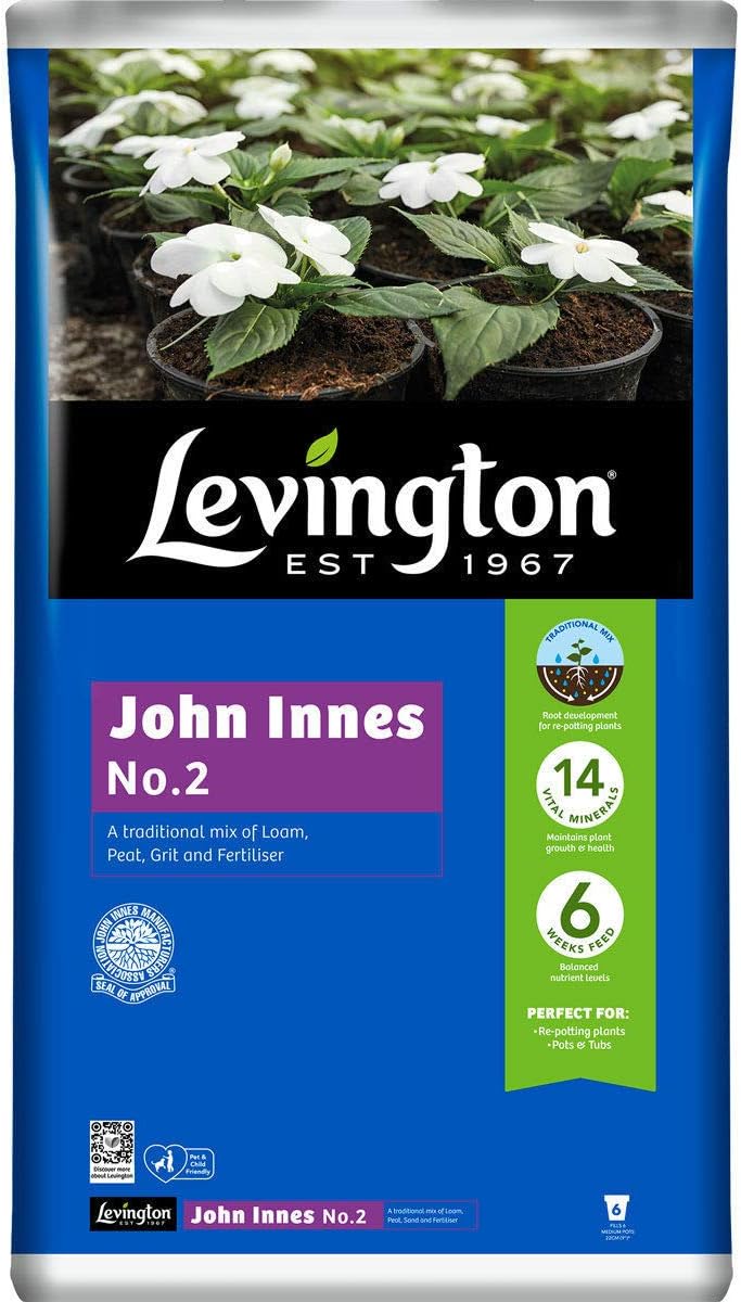 Levington John Innes No2 Peat Free Compost 30L