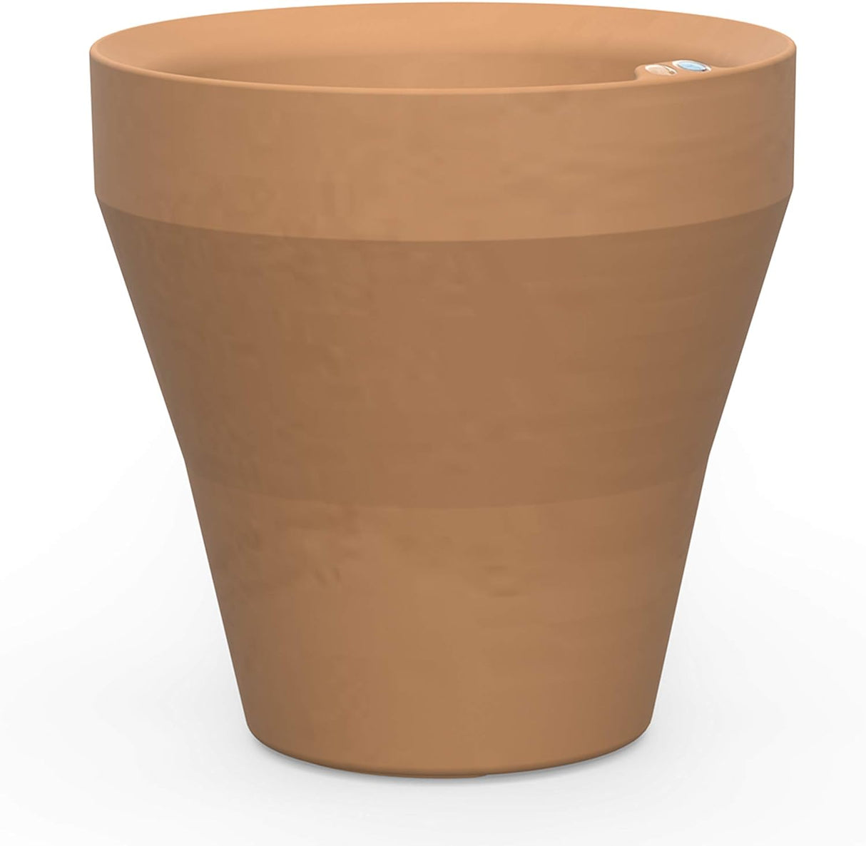 Crescent Garden Self Watering Rim Planter 18" Terracotta