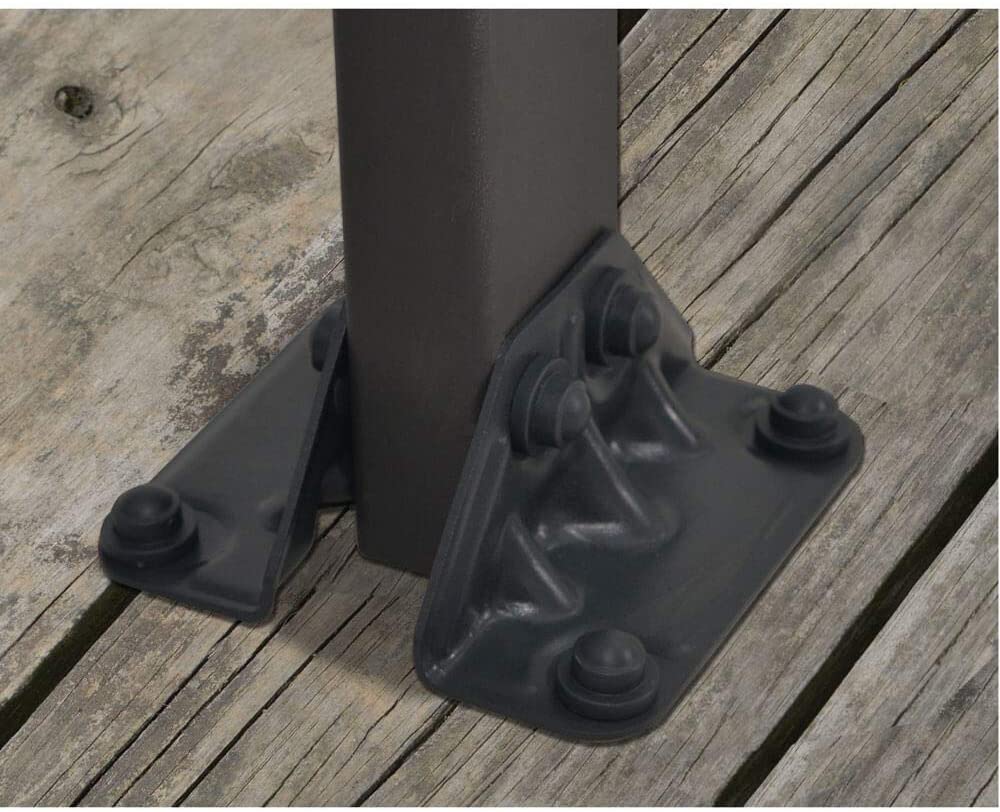 Feria Patio Cover 4m x 6m - Grey Frame & Clear Polycarbonate