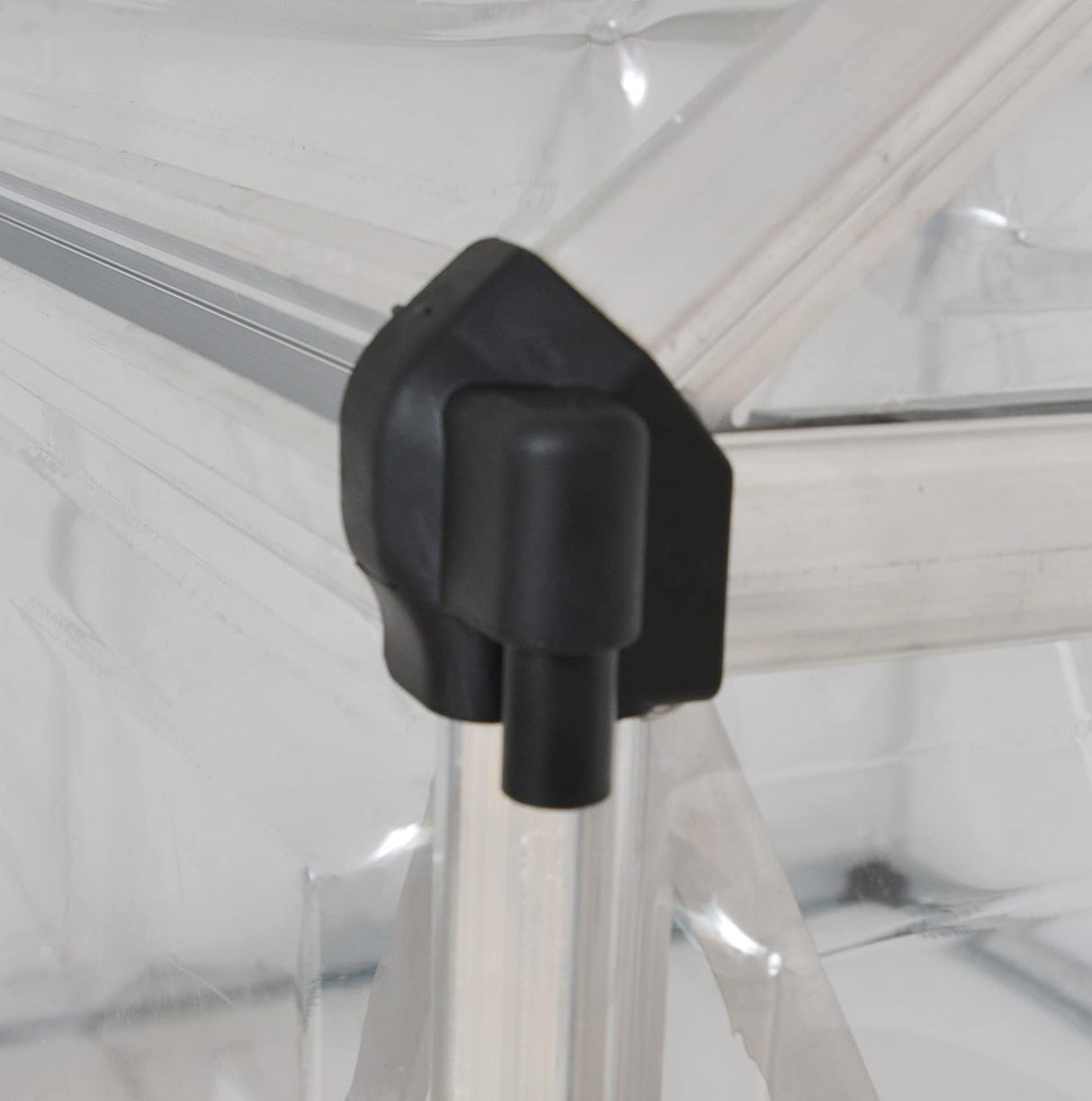 Harmony 6' x 14' Greenhouse - Silver Frame & Clear Polycarbonate Panels