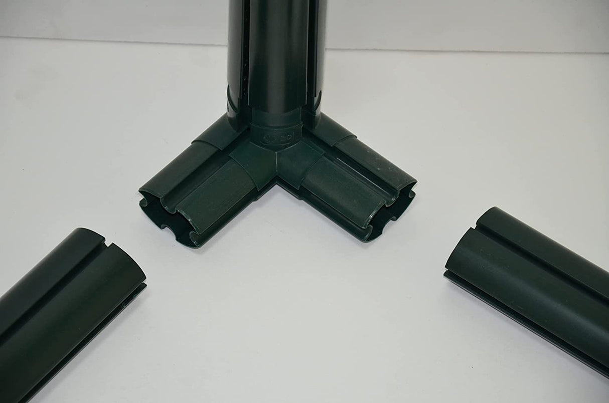 Eco Grow 6' x 6' Greenhouse - Green Frame & Twinwall Polycarbonate Panels