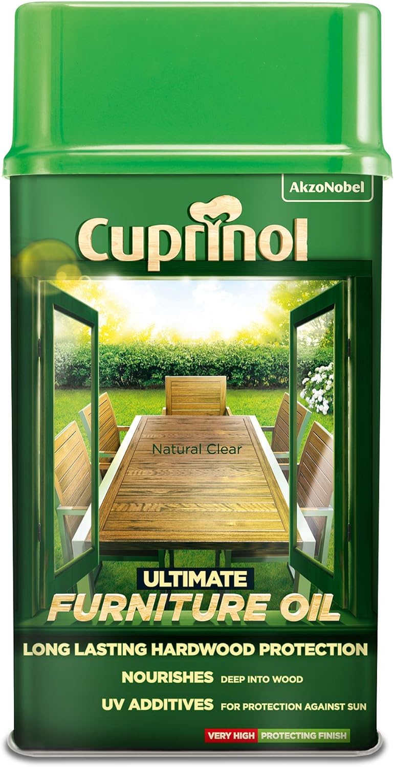 Cuprinol Garden Furniture Oil Clear 1L