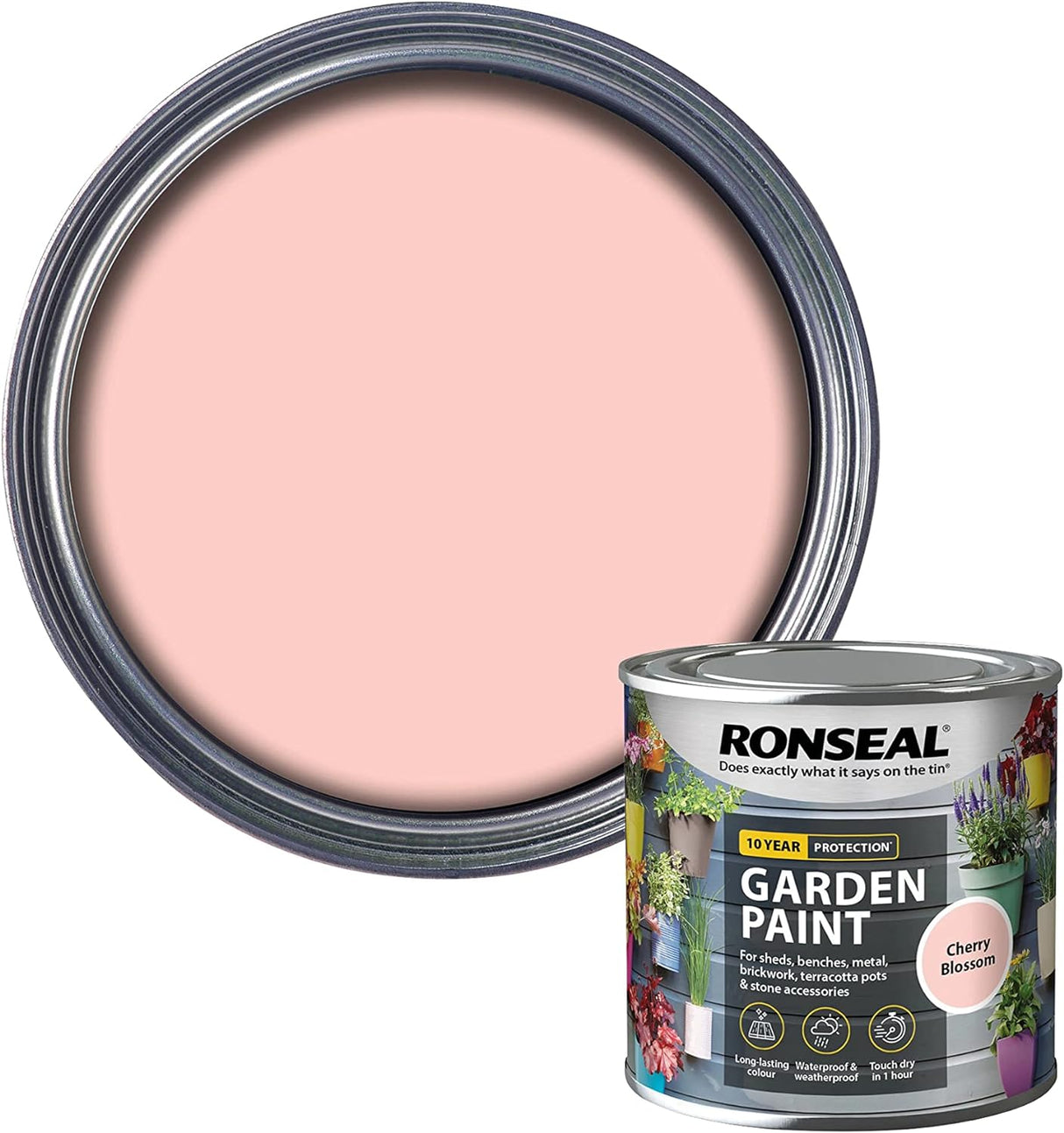 Ronseal Garden Paint Cherry Blossom 250ml