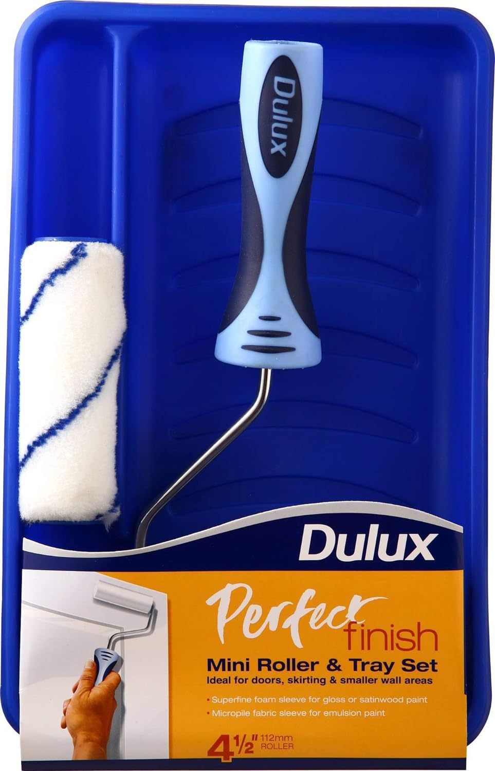 Dulux Perfect Finish Mini Roller & Tray