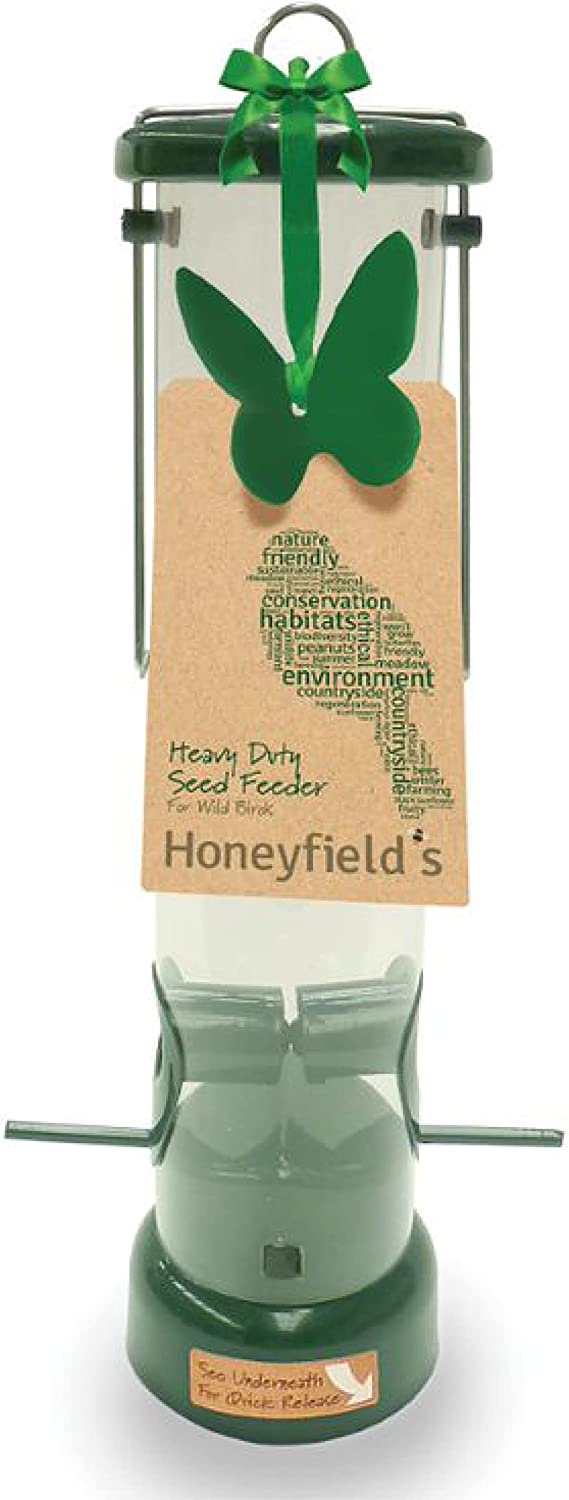 Honeyfields Heavy Duty Hanging Bird Seed Feeder