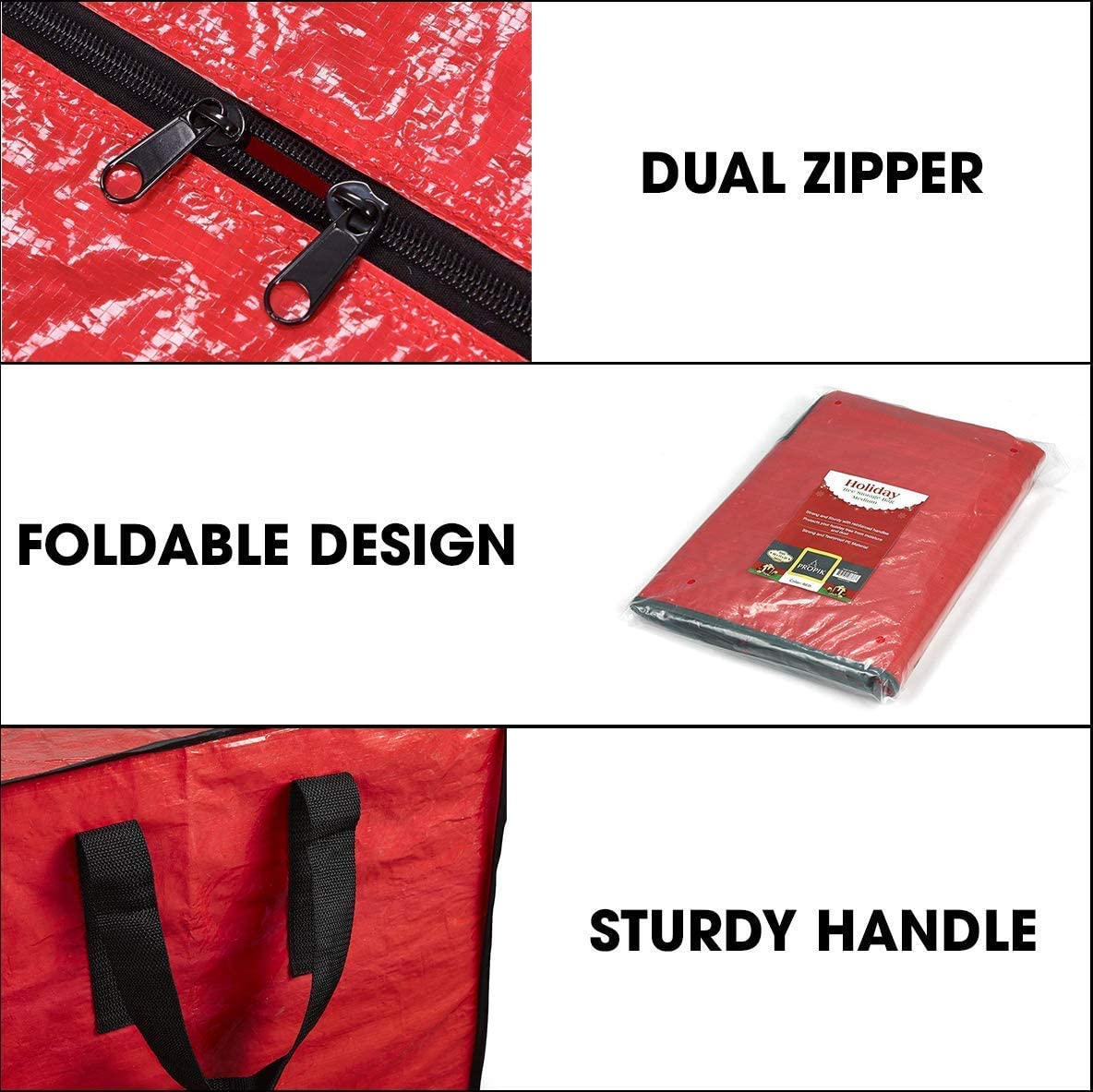 Christmas Tree Storage Bag - Stores Up To 8 Foot Disassembled Artificial Xmas Tree