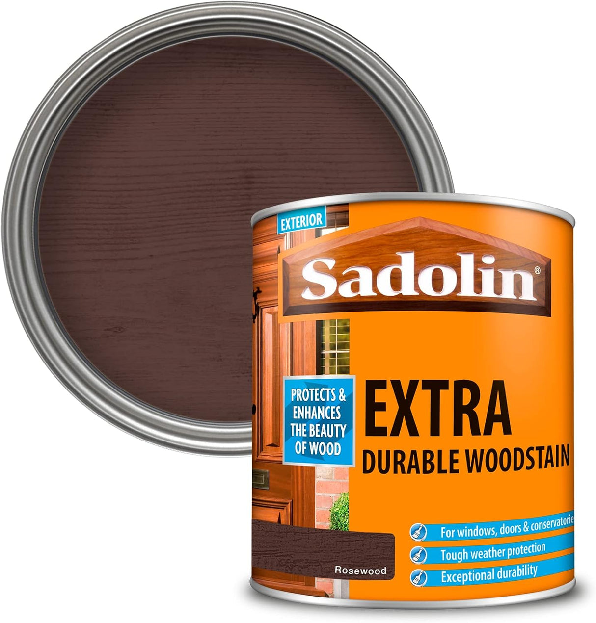 Sadolin Extra Woodstain Rosewood 1L