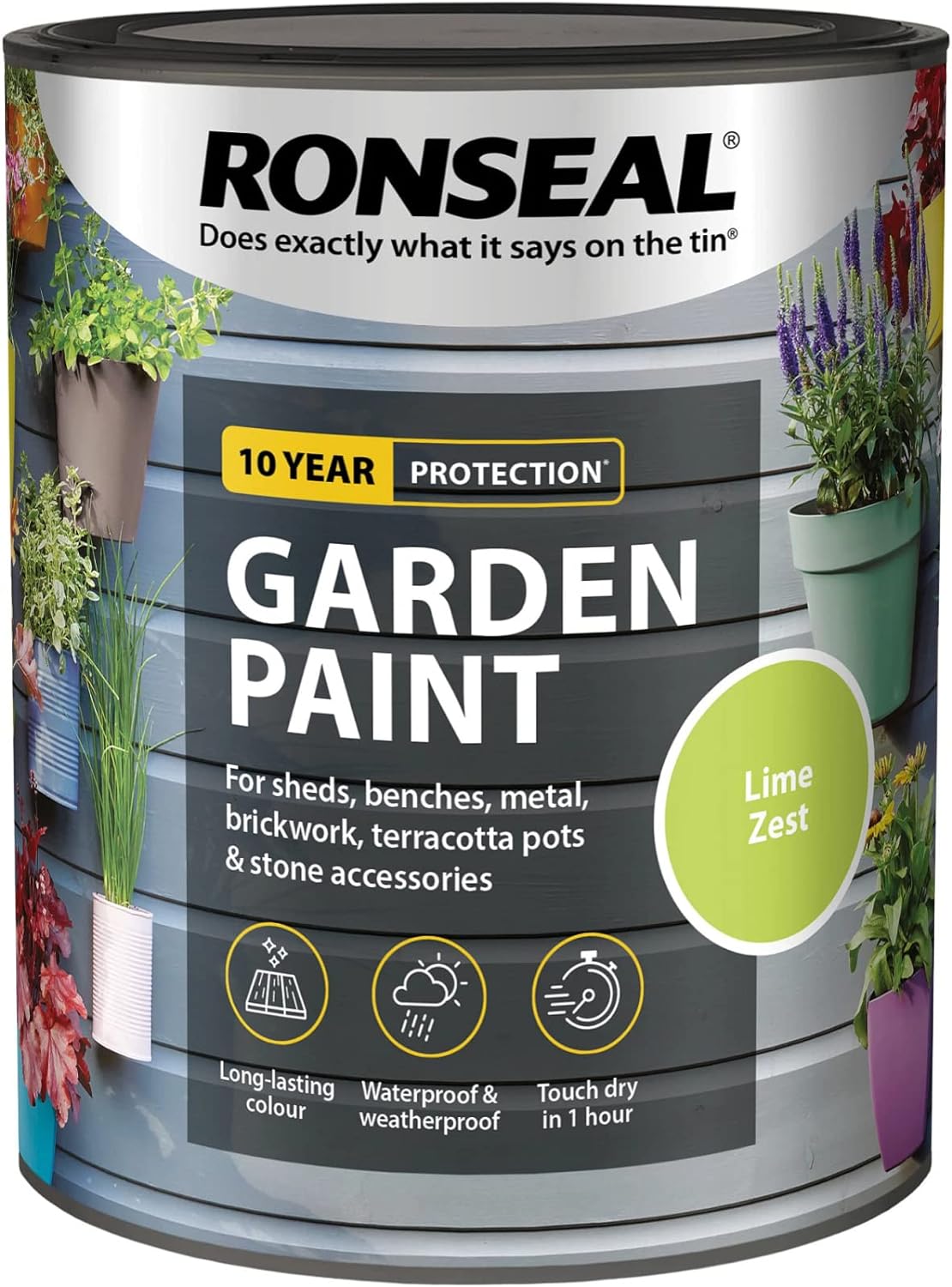 Ronseal Garden Paint Lime Zest 2.5L