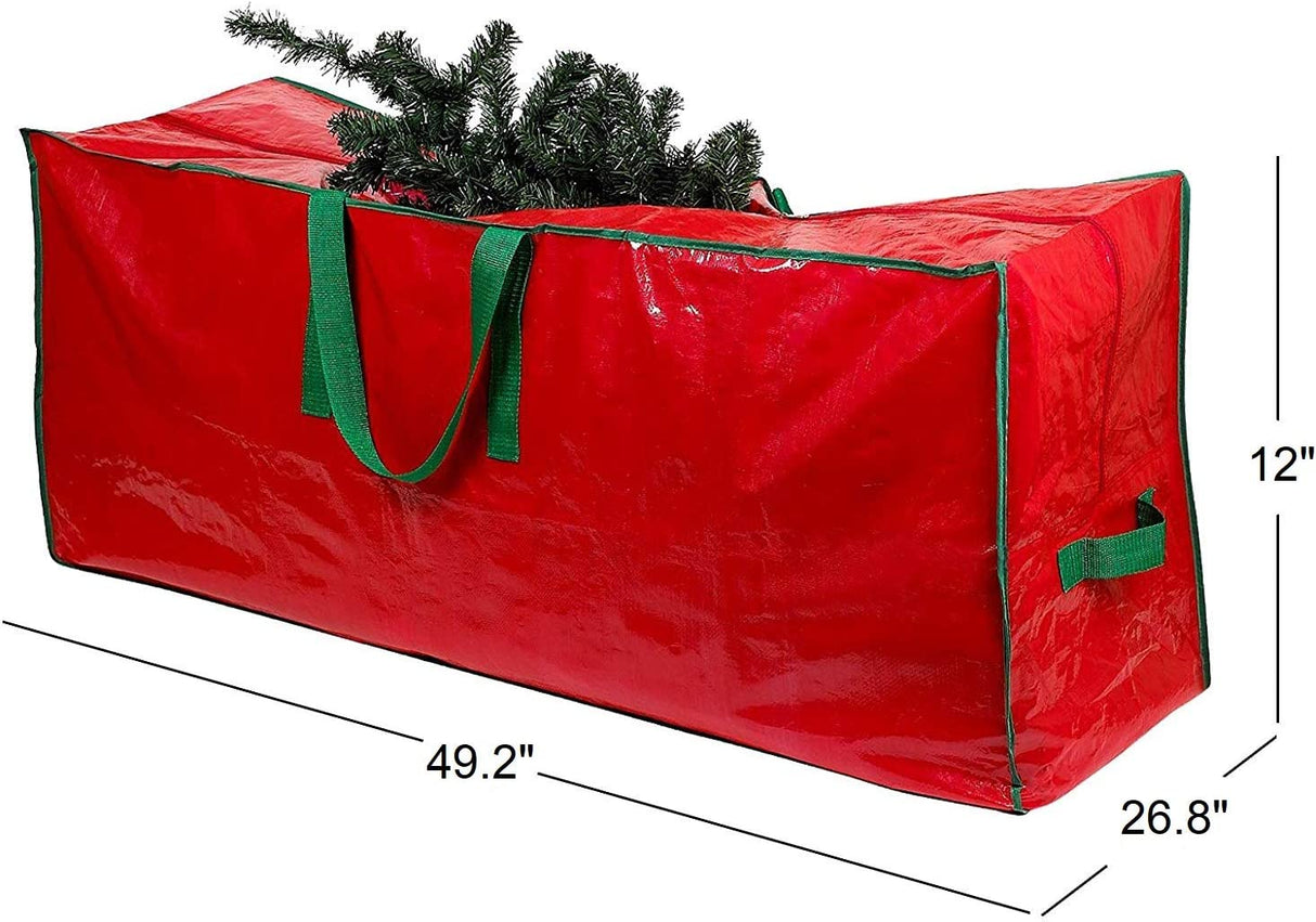 Christmas Tree Storage Bag - Stores Up To 8 Foot Disassembled Artificial Xmas Tree