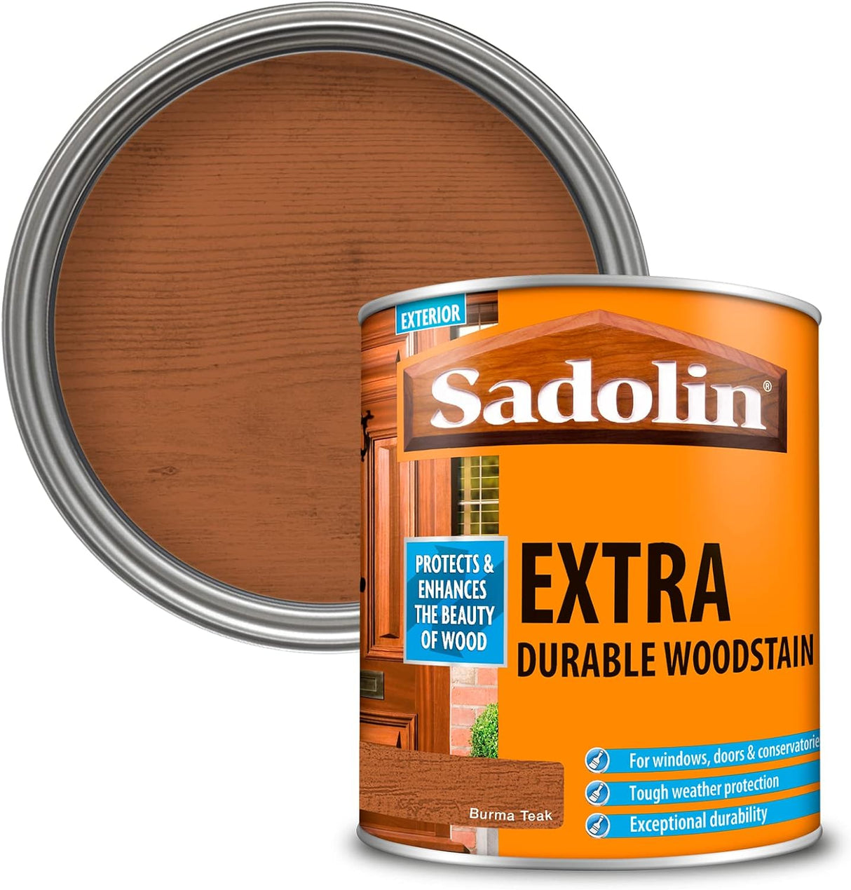 Sadolin Extra Woodstain Burma Teak 1L