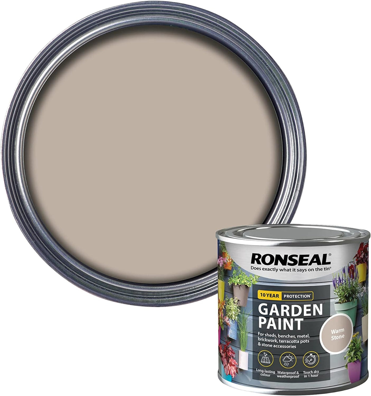 Ronseal Garden Paint Warm Stone 2.5L