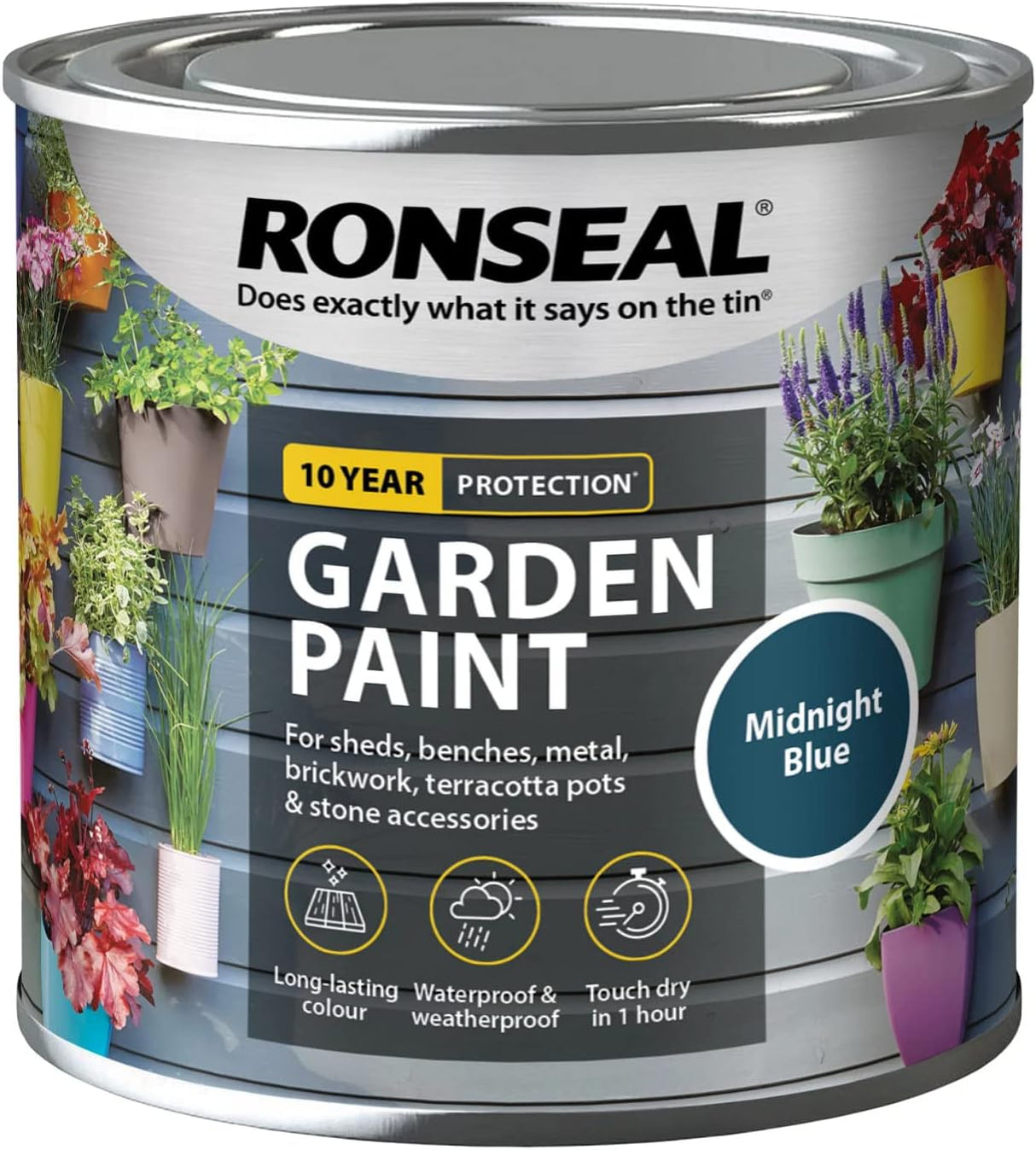 Ronseal Garden Paint Midnight Blue 2.5L