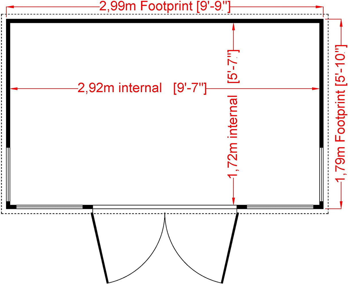 Shire Orchid 10x6 Summerhouse