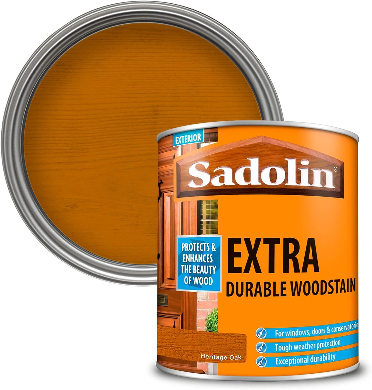 Sadolin Extra Woodstain Heritage Oak 1L