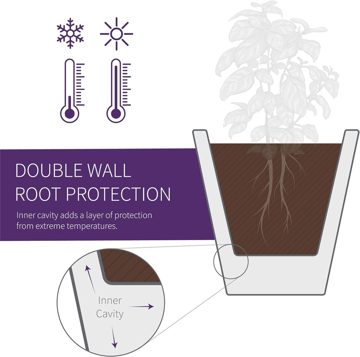 Crescent Garden Madison Round 20" Slate