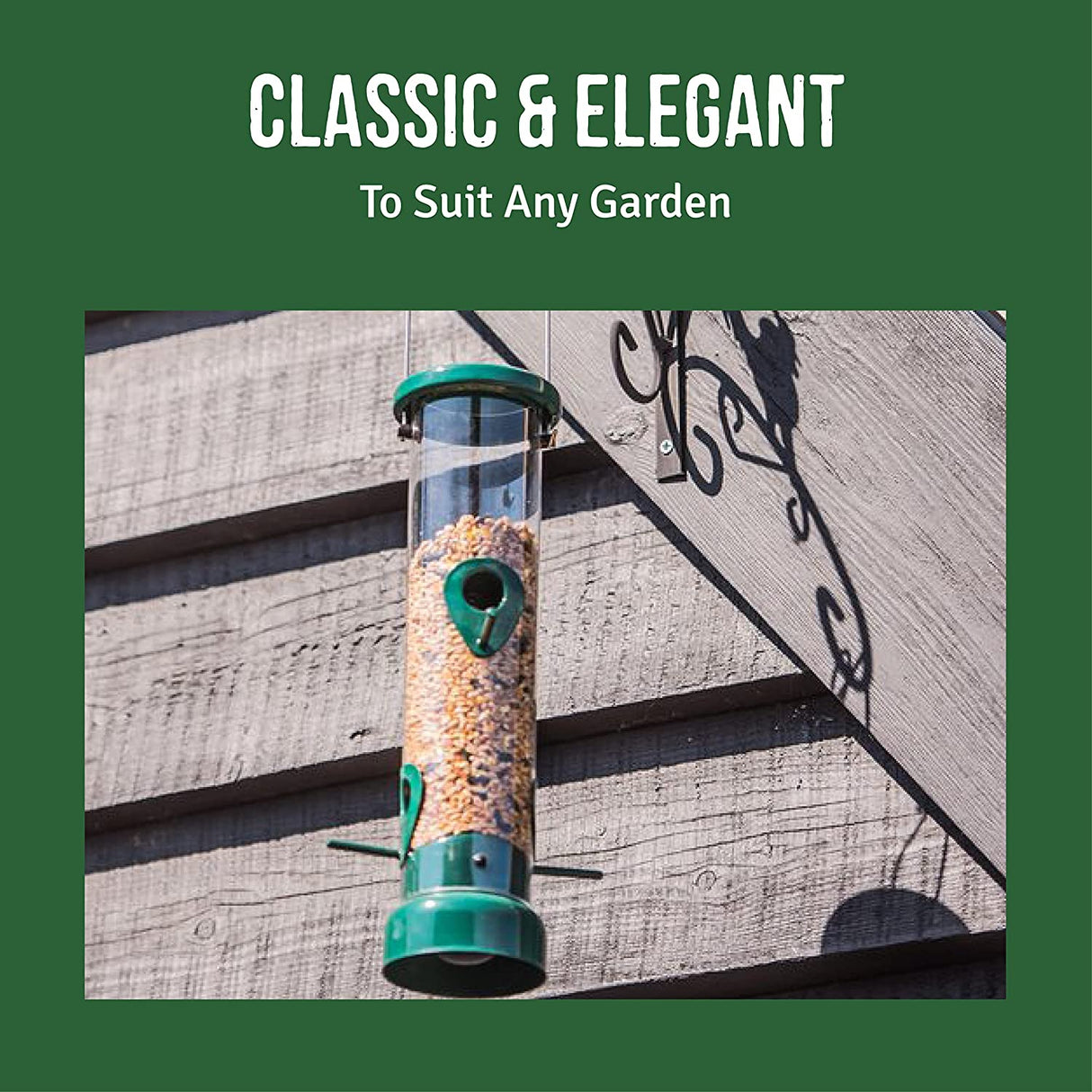 Honeyfields Heavy Duty Hanging Bird Seed Feeder