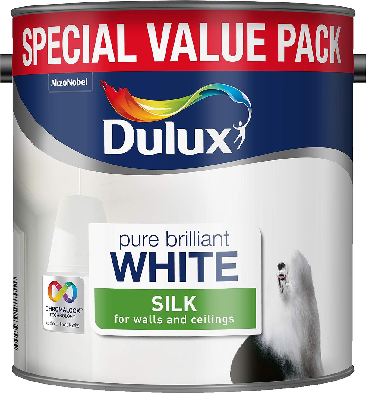 Dulux Silk Paint Pure Brilliant White 3L