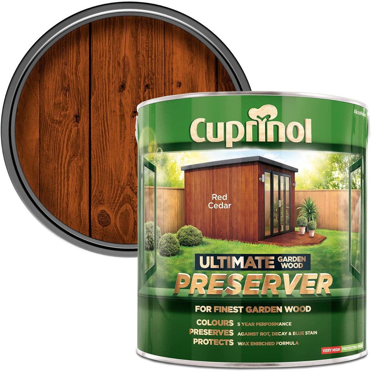 Cuprinol Ultimate Garden Wood Preserver 1L Red Cedar