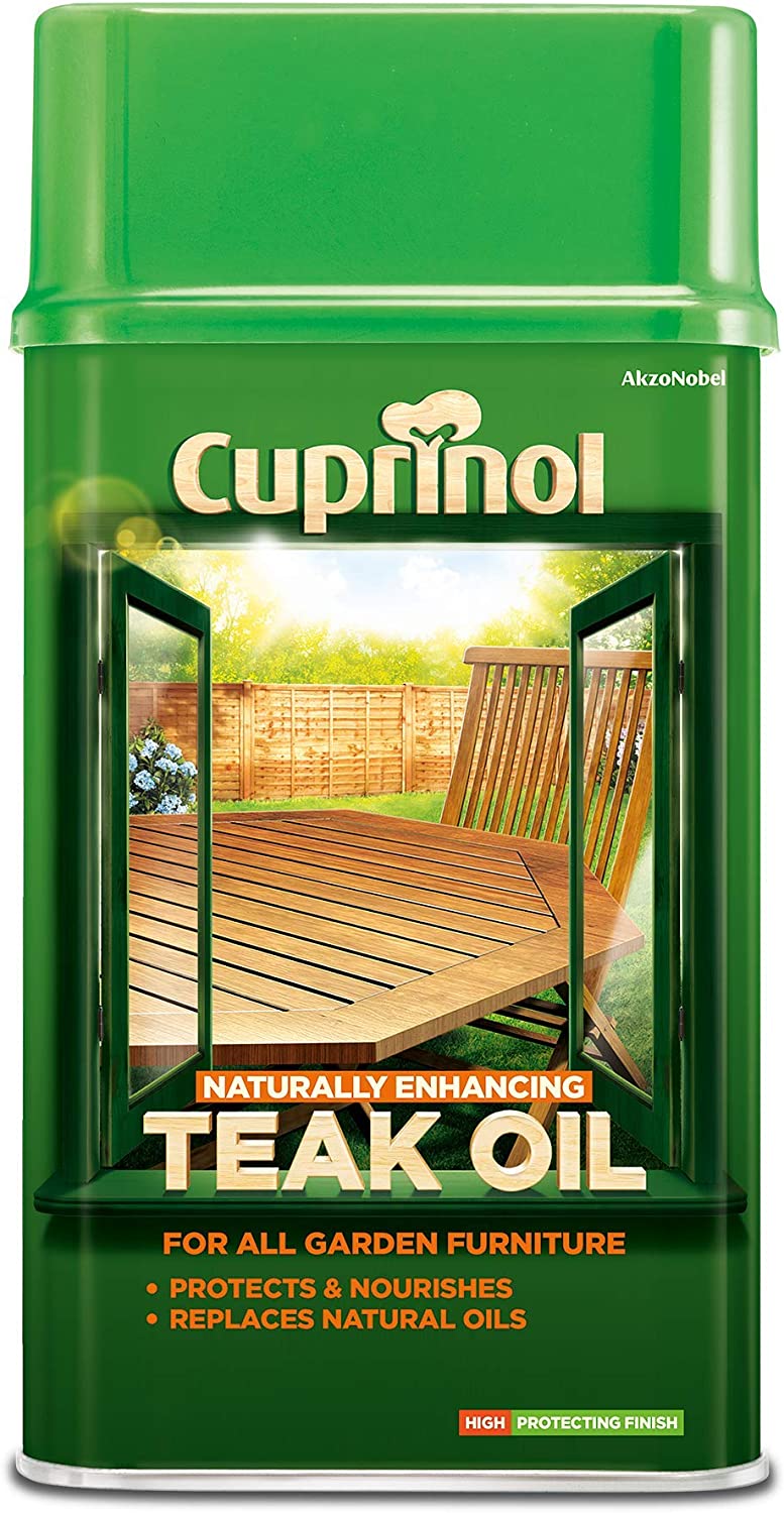 Cuprinol Garden Furniture Teak Oil - Clear - 1L