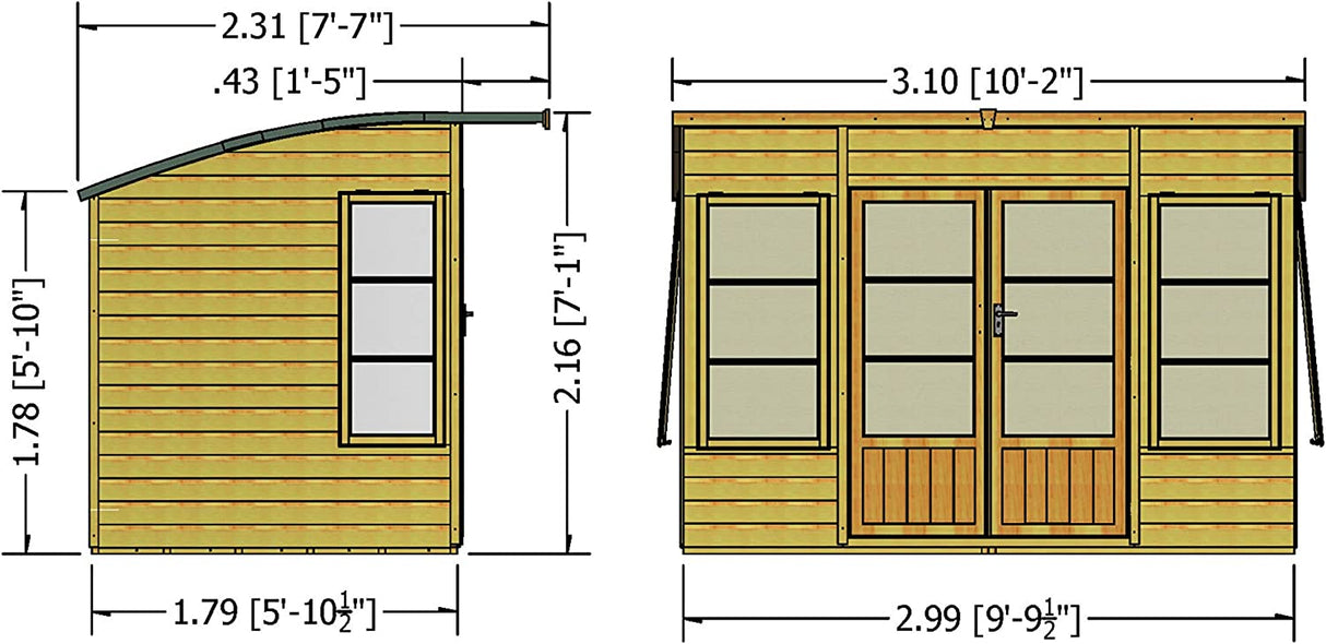 Shire Orchid 10x6 Summerhouse