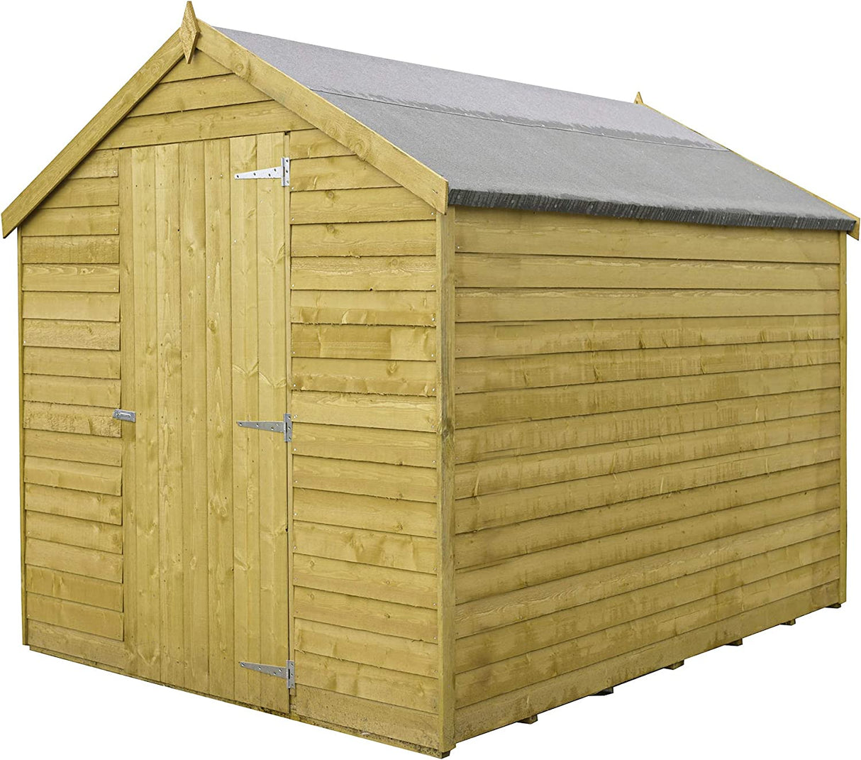 Garden Value Overlap 7 x 5 Pressure Treated Shed