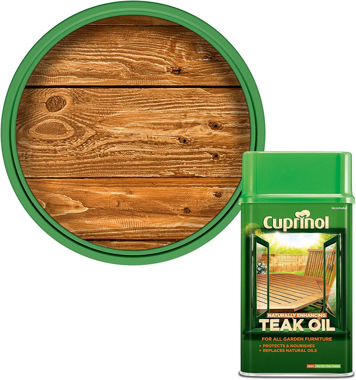 Cuprinol Garden Furniture Teak Oil - Clear - 1L