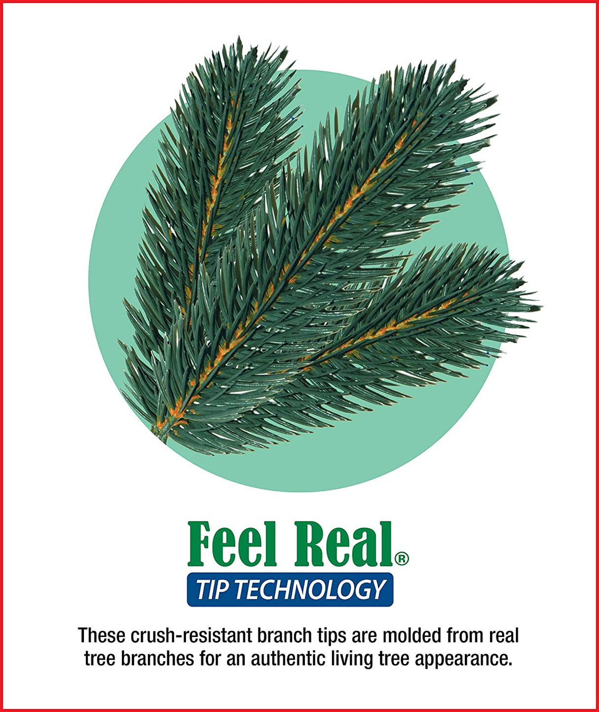 7.5 ft Snowy Sheffield Fir Feel-Real Artificial Tree