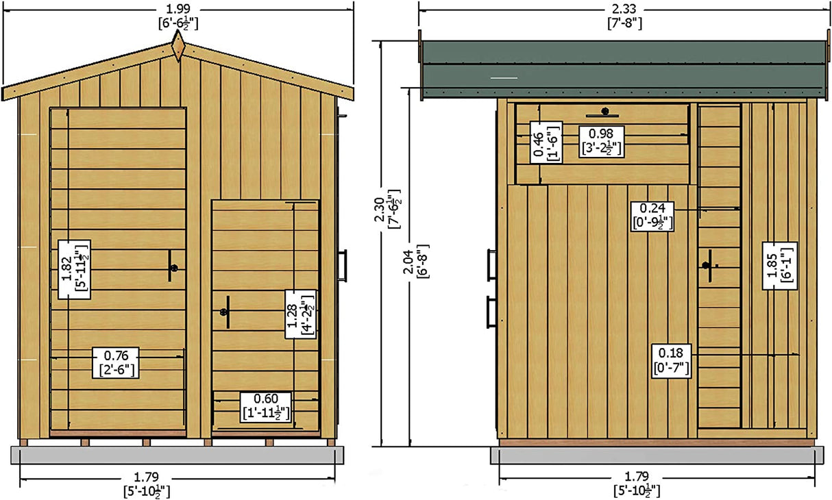 Shire Multi Store Shed 6x6