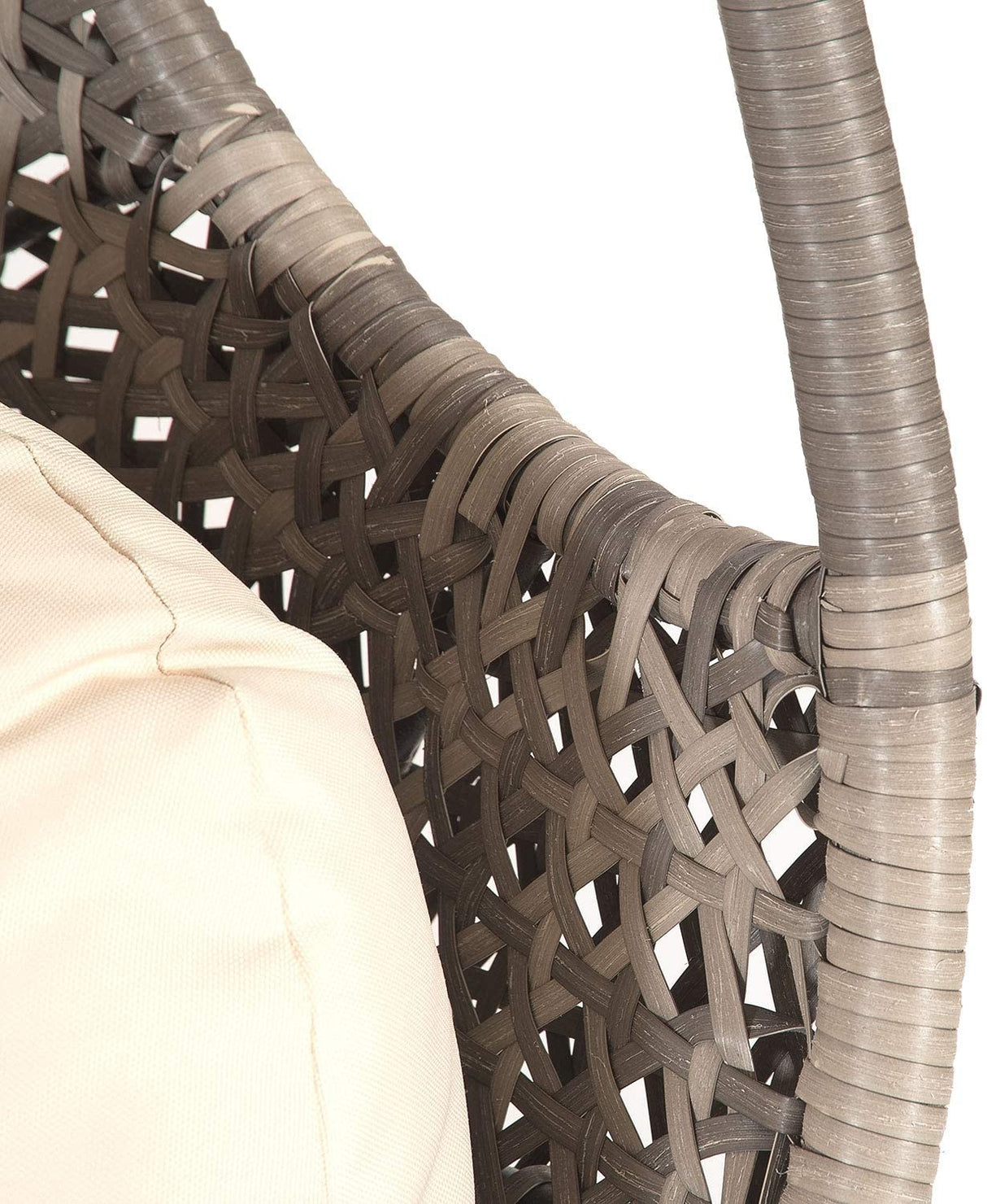 Triple Hanging Cocoon Egg Chair - Cream Cushions