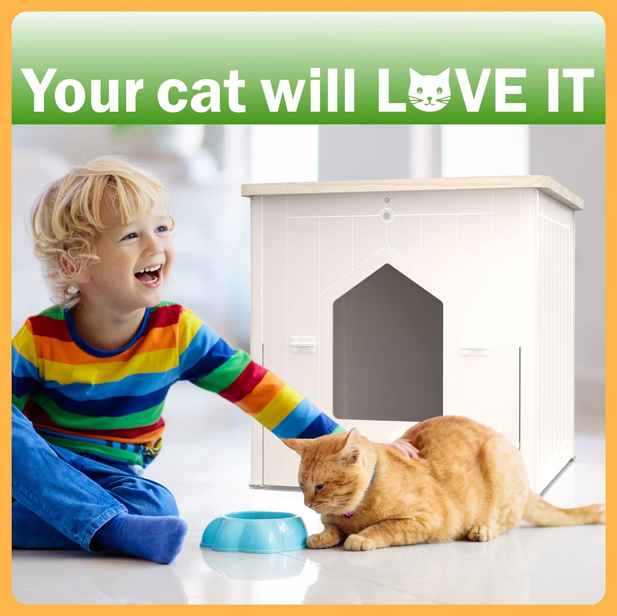 Catshire Enclosed Hidden Litter Box